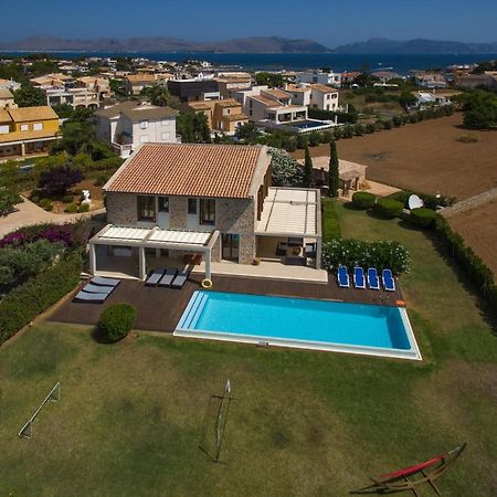 Villa Barcares Gran For 10, Pool, Gym And Close To Beach Alcudia  Exterior photo