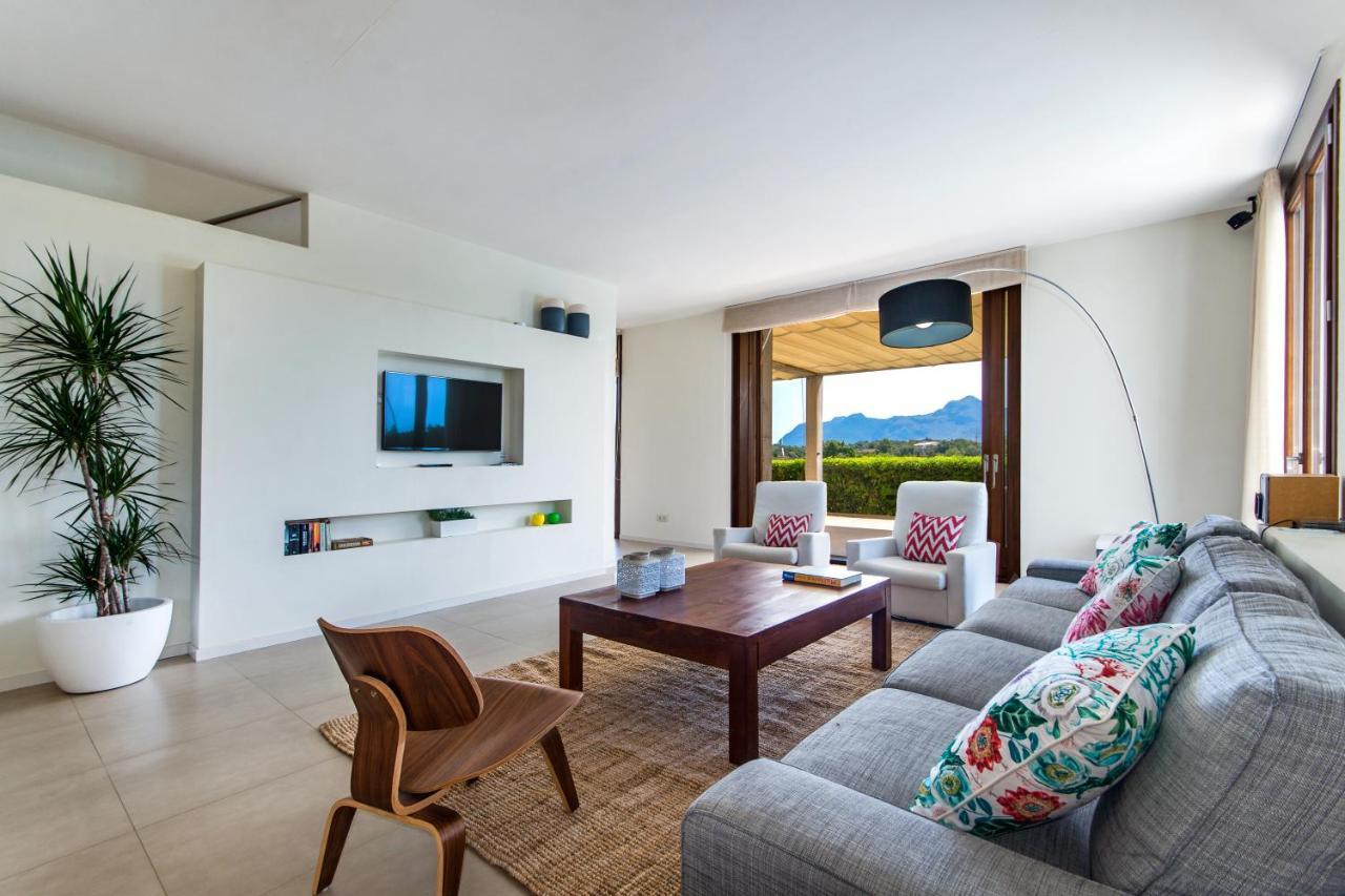 Villa Barcares Gran For 10, Pool, Gym And Close To Beach Alcudia  Exterior photo